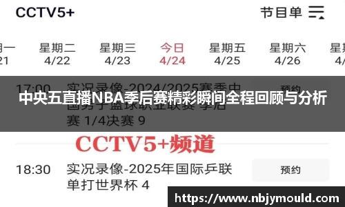 中央五直播NBA季后赛精彩瞬间全程回顾与分析